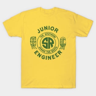 Southern Railroad Junior Engineer --- Vintage Style Faded Design T-Shirt